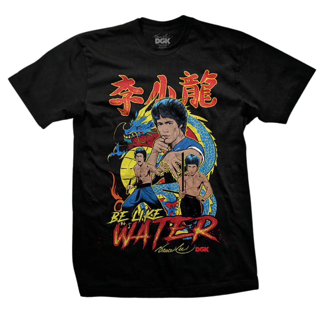 DGK x Bruce Lee Fury Tee - Black