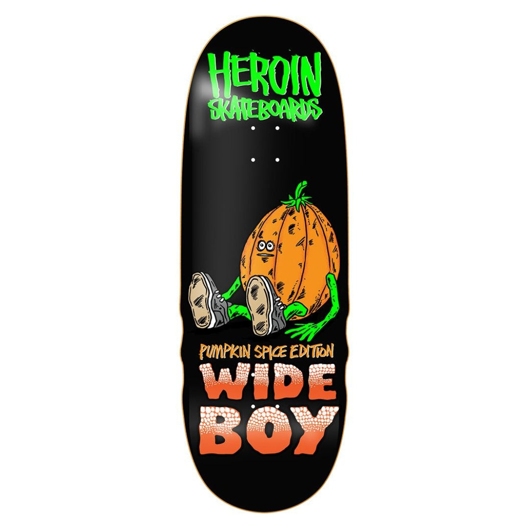 Heroin Pumpkin Spice Wide Boy 10.75" Deck