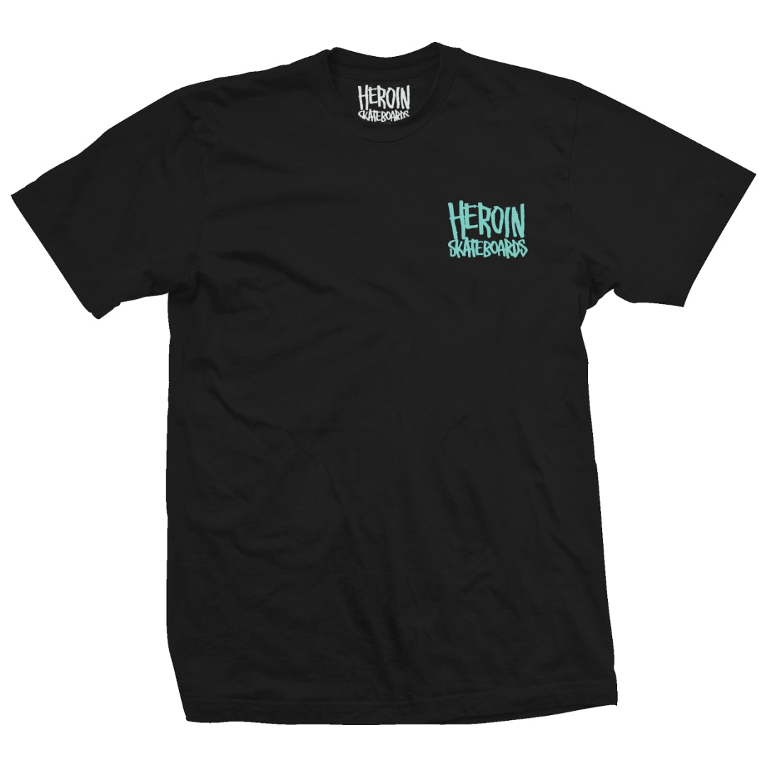Heroin Fried Boy Tee - Black