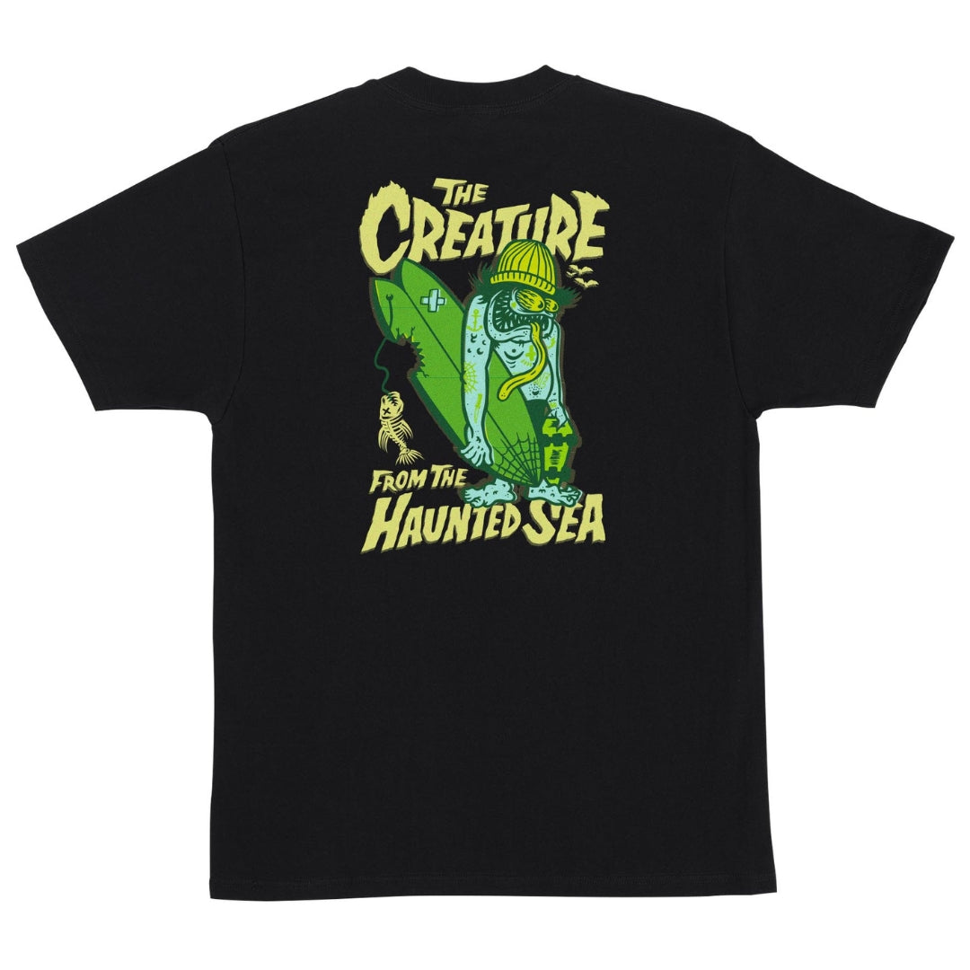 Creature Haunted Sea Tee - Black
