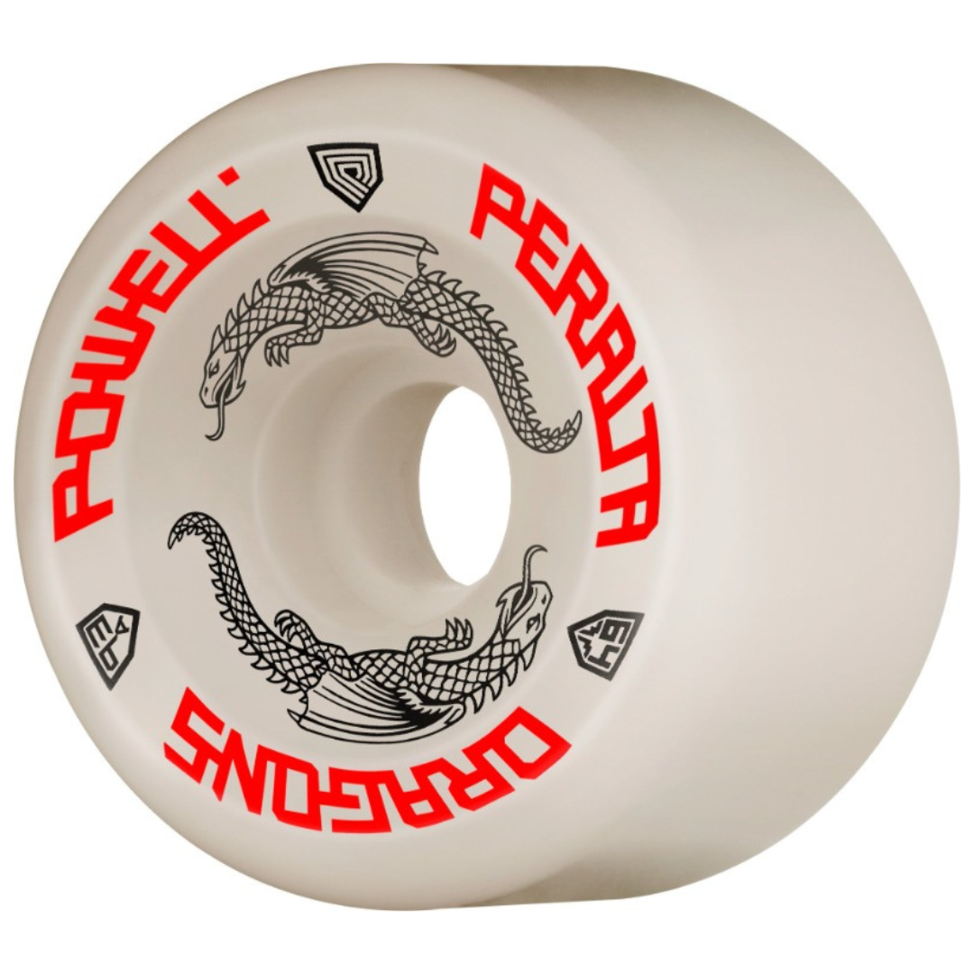 Powell Peralta 64mm 93a Dragon Formula Wheels - Off White