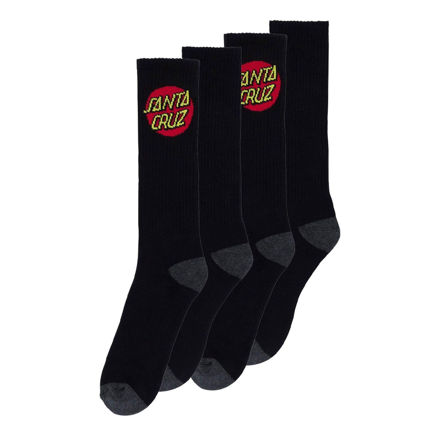 Santa Cruz Dot Socks - Black