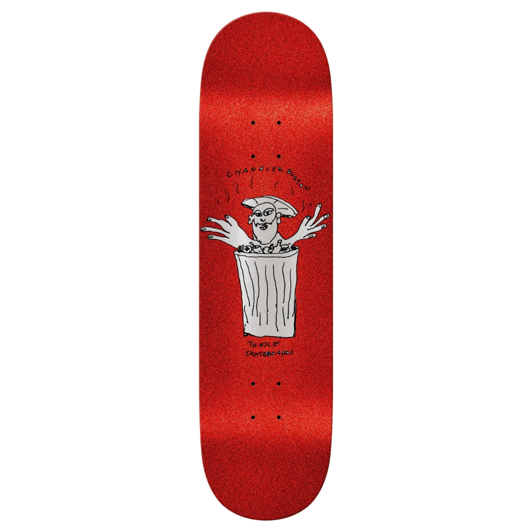 There Chandler Grouch 8.5" Deck - Red Glitter