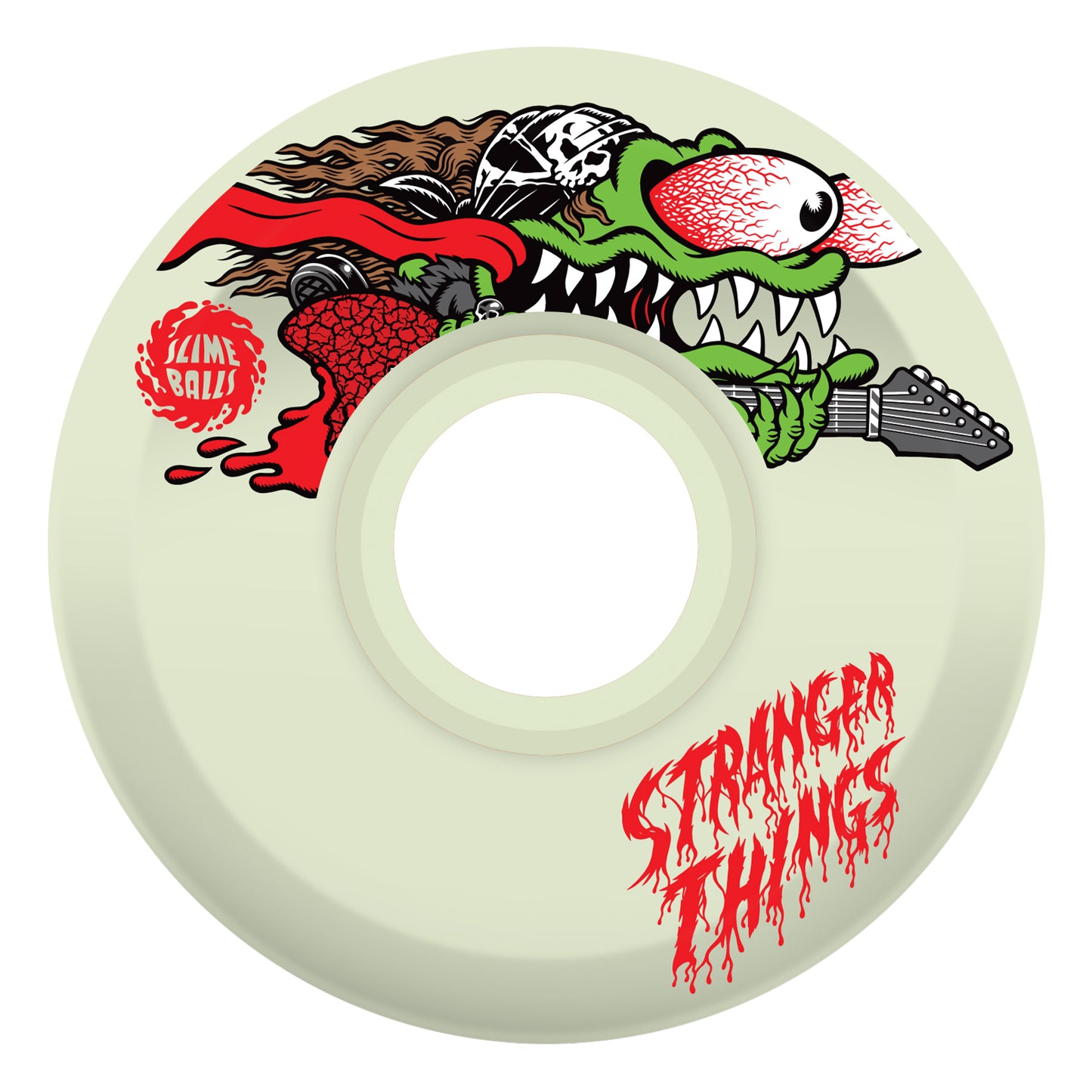 Slime Balls x Stranger Things Meek Slasher Eddit 60mm 78a Wheels - GITD