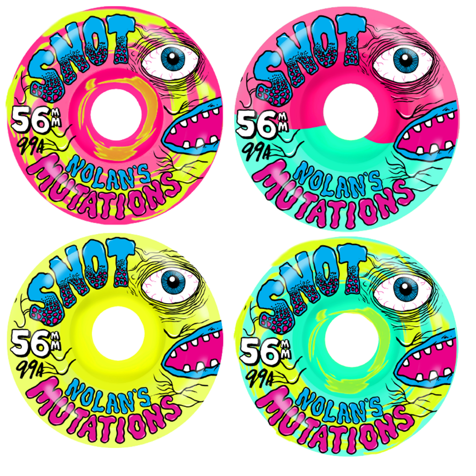 Snot Nolan's Mutations 56mm 99a Wheels