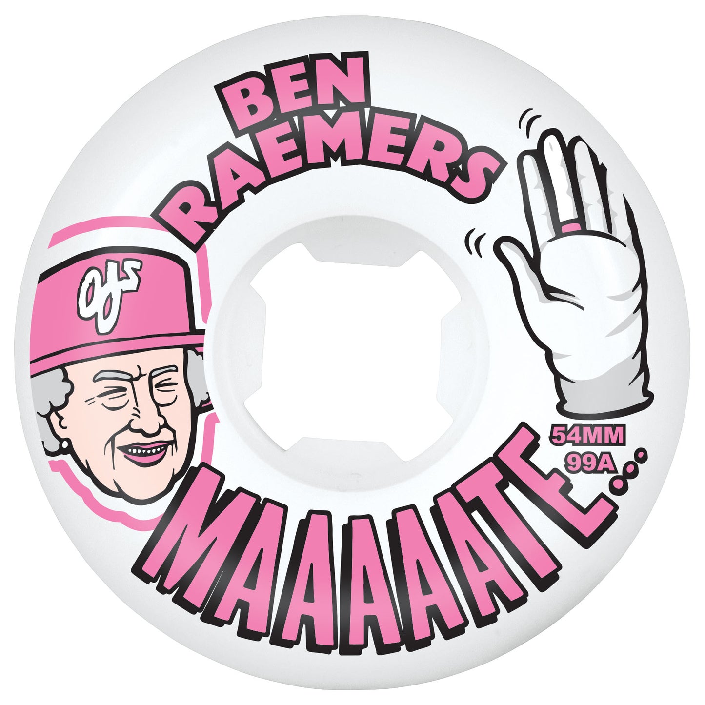 OJ Raemers Foundation 99a 54mm EZ Edge Wheels