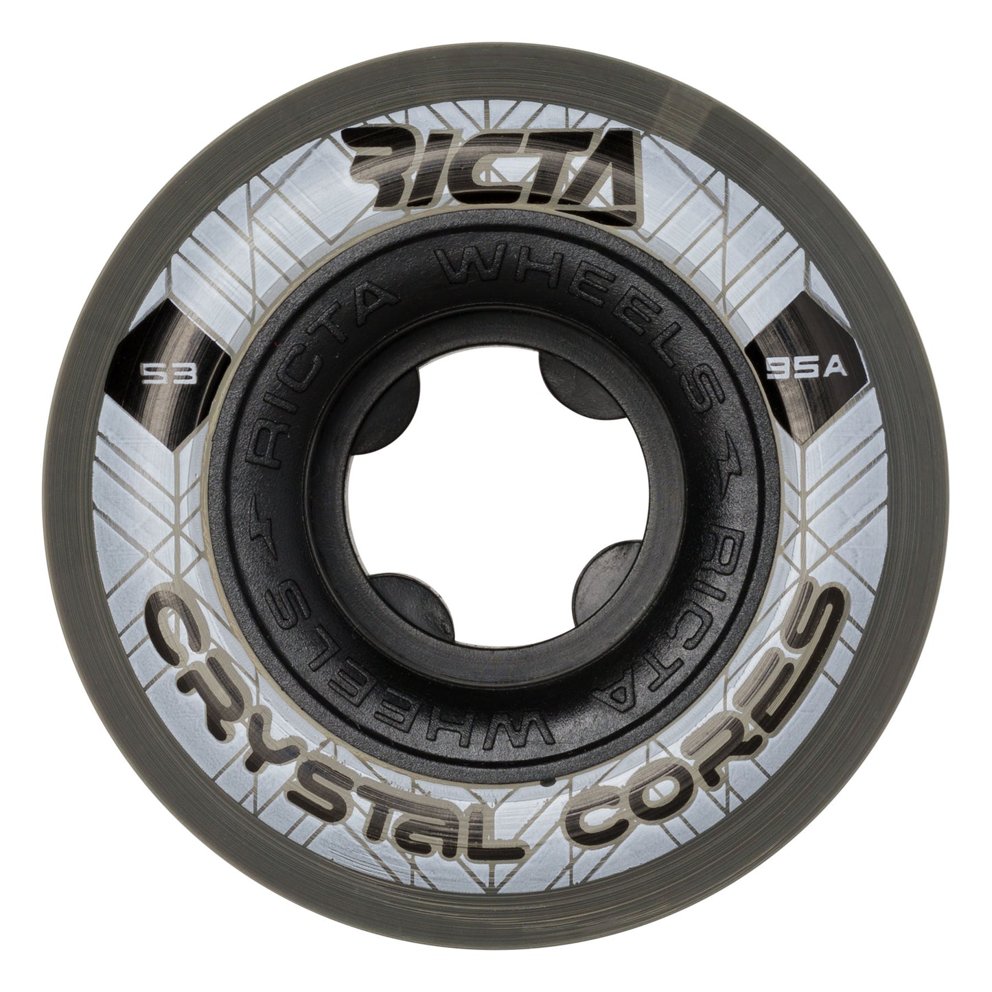 Ricta Crystal Cores 95a 53mm Wheels - Black