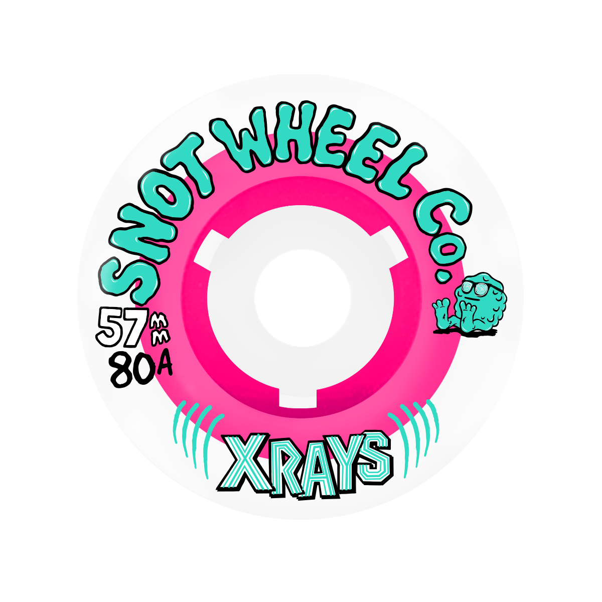 Snot X-Rays 57mm 80a Wheels - Baby Pink