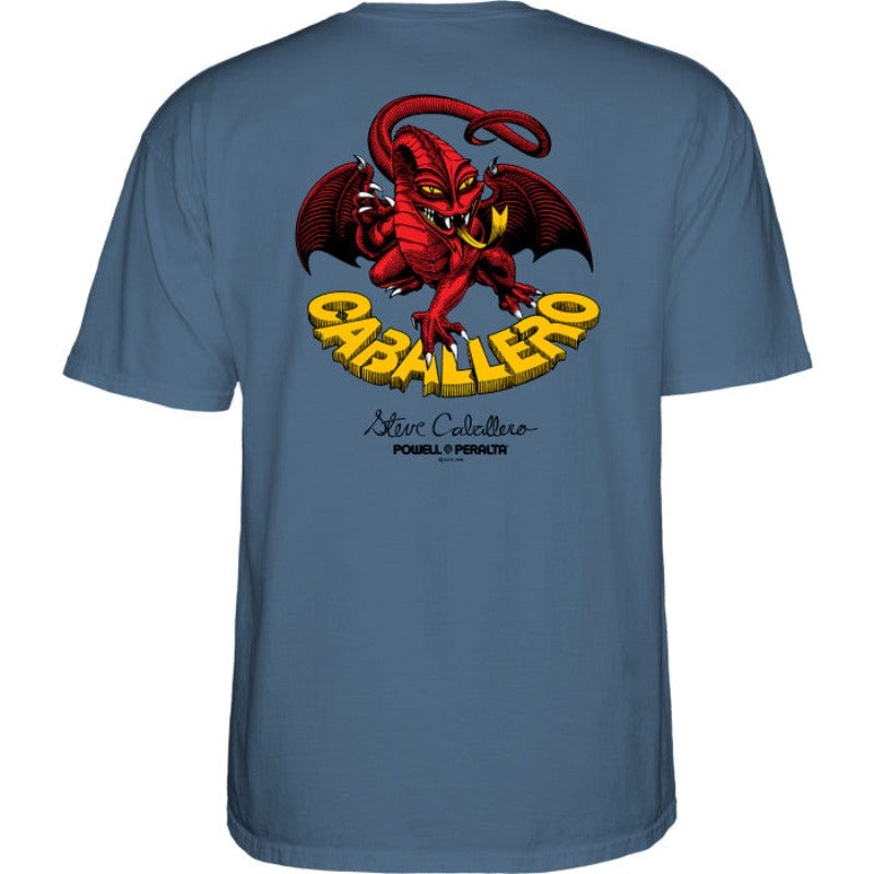 Powell Peralta Dragon II Indigo Blue Tee - back