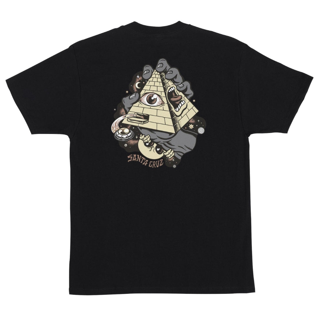 Santa Cruz Knibbs Invasion Hand Tee - Black