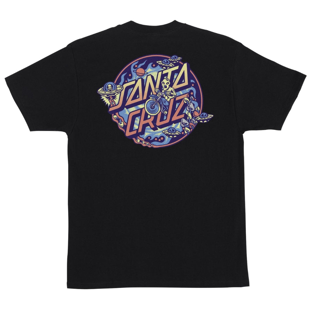 Santa Cruz Winkowski Dope Plant 2 Dot Tee - Black