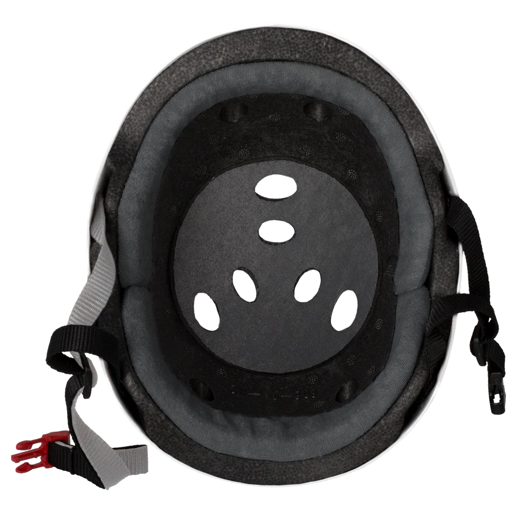 Triple Eight Certified Sweatsaver Helmet - White Matte