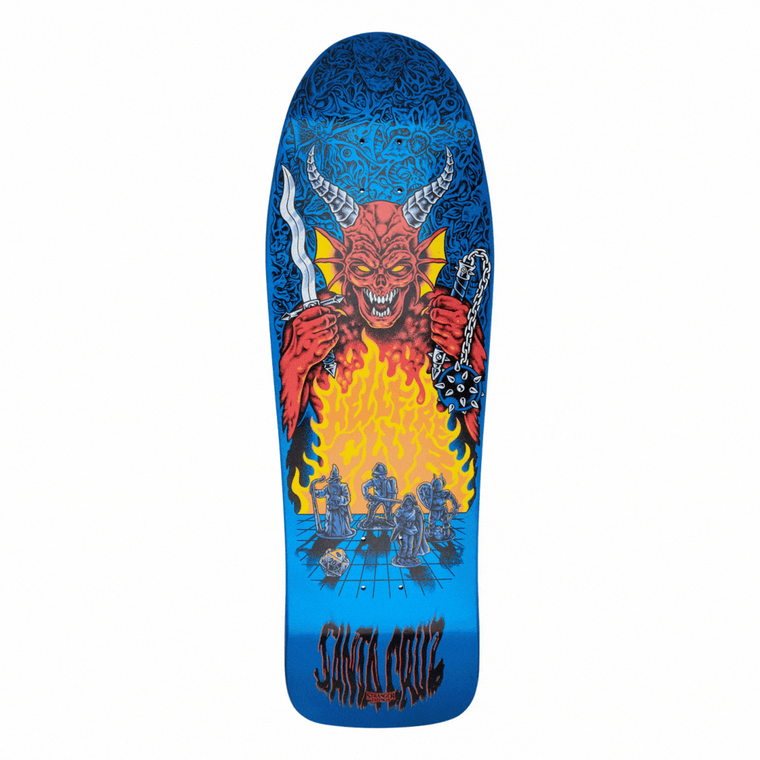 Santa Cruz x Stranger Things Knox Hellfire Pit 10.07" Deck