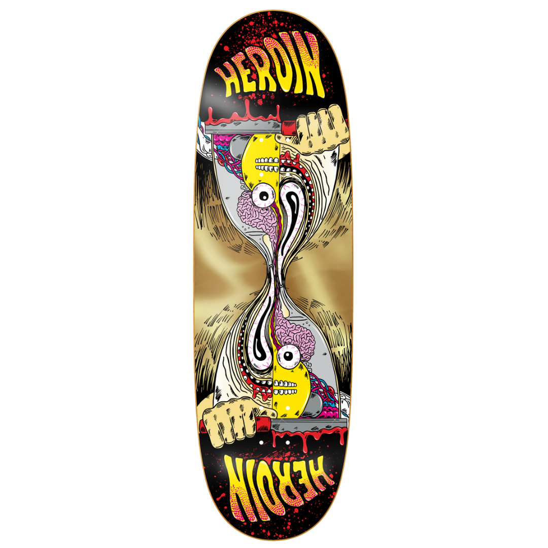 Heroin Merged Razoregg 9.75" Deck - Gold Foil