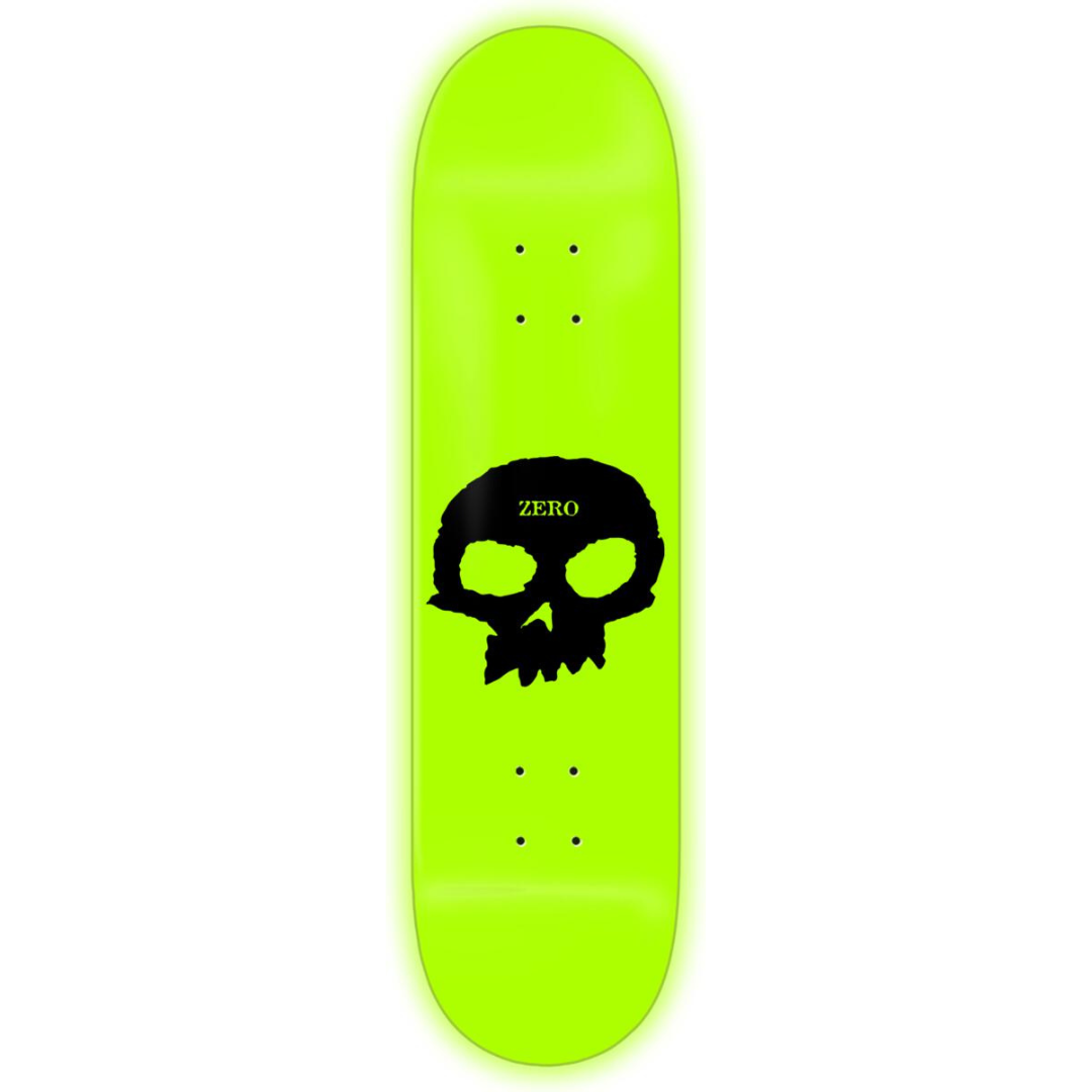 Zero Single Skull Deck - GITD Full Dip