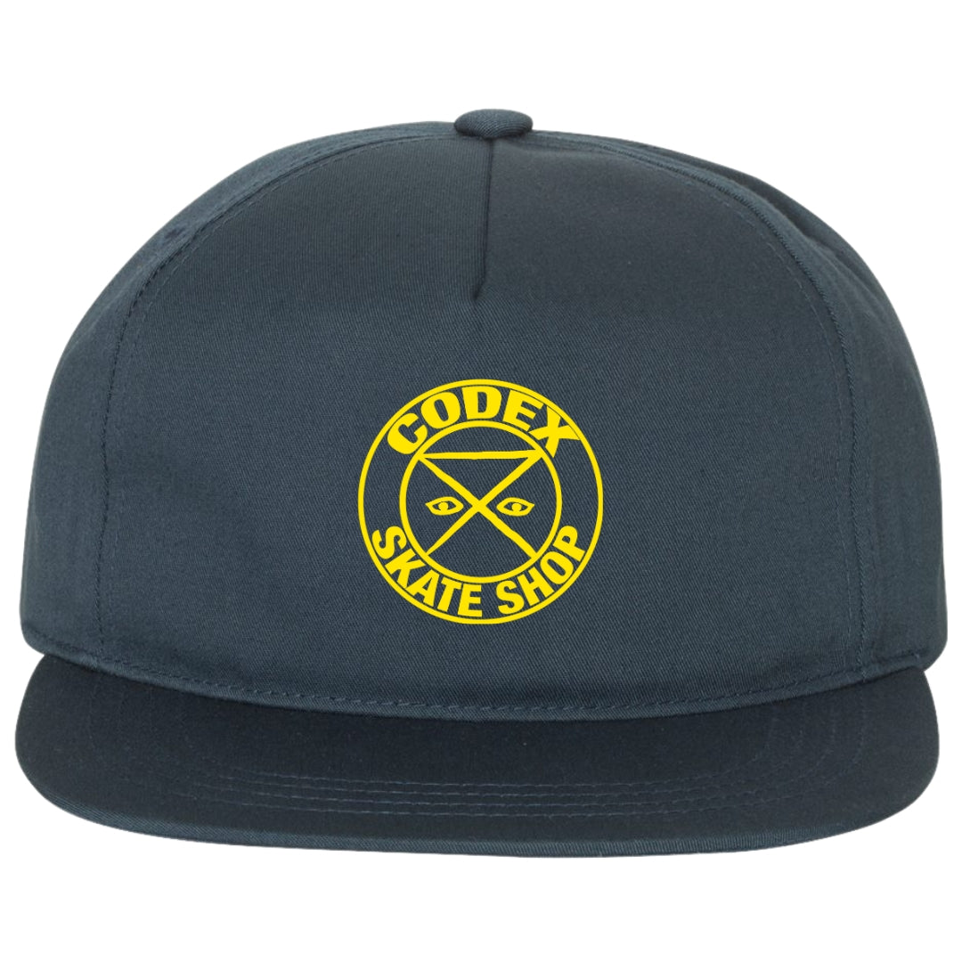 Codex Circle Logo Snapback Hat - Navy
