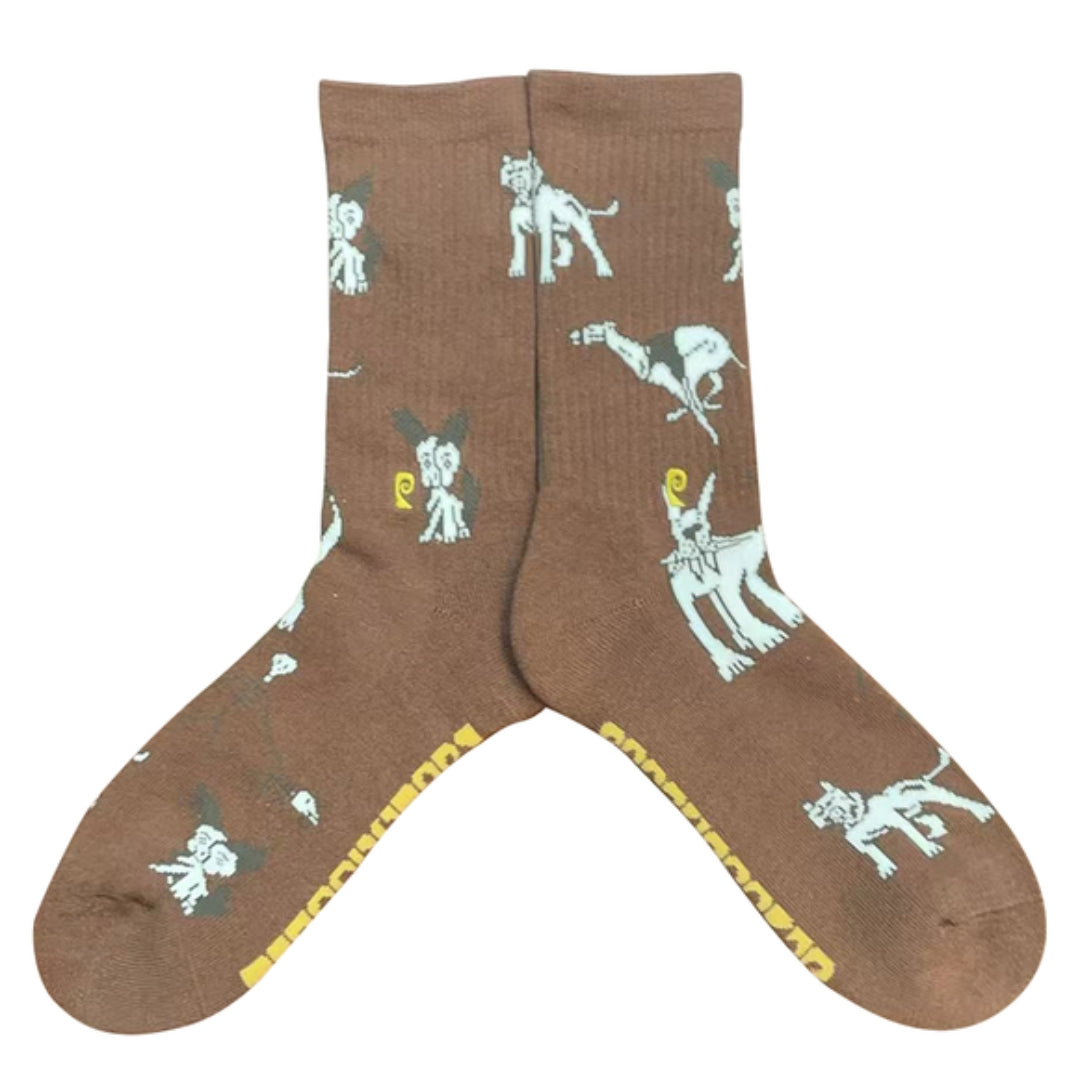 Psockadelic Dog World Socks