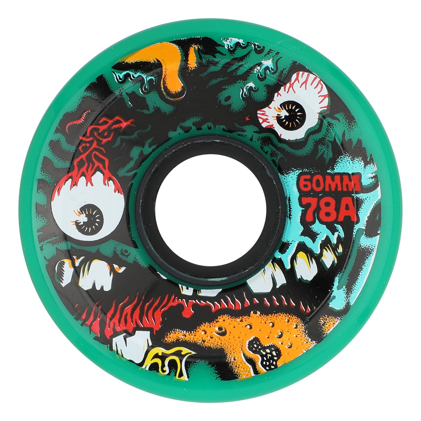 Slime Balls Roskopp Face Two Reissue 60mm 78a Wheels - Green