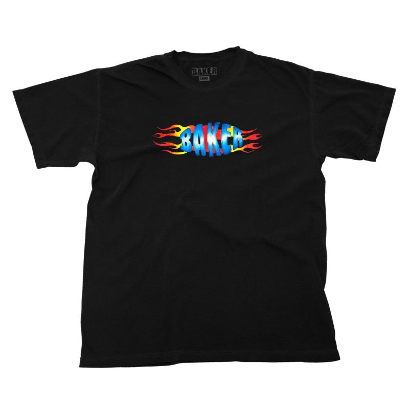 Baker Flames Black Tee