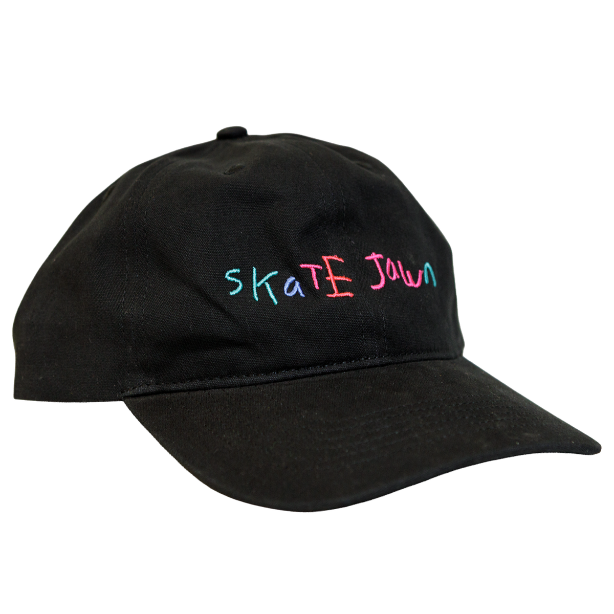 Skate Jawn Crayon Dad Hat - Black