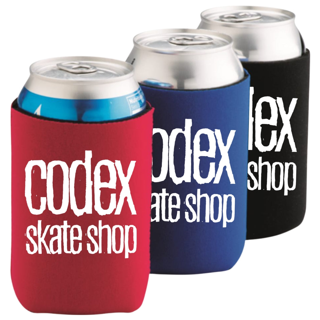 Codex Woodcut Logo Koozie