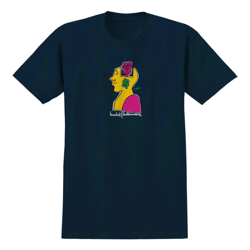 Krooked Smart Money True Navy Tee