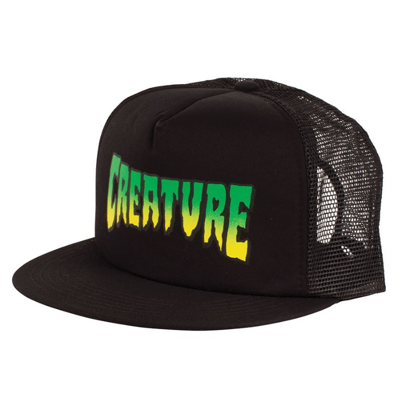Creature Logo Black Trucker Hat