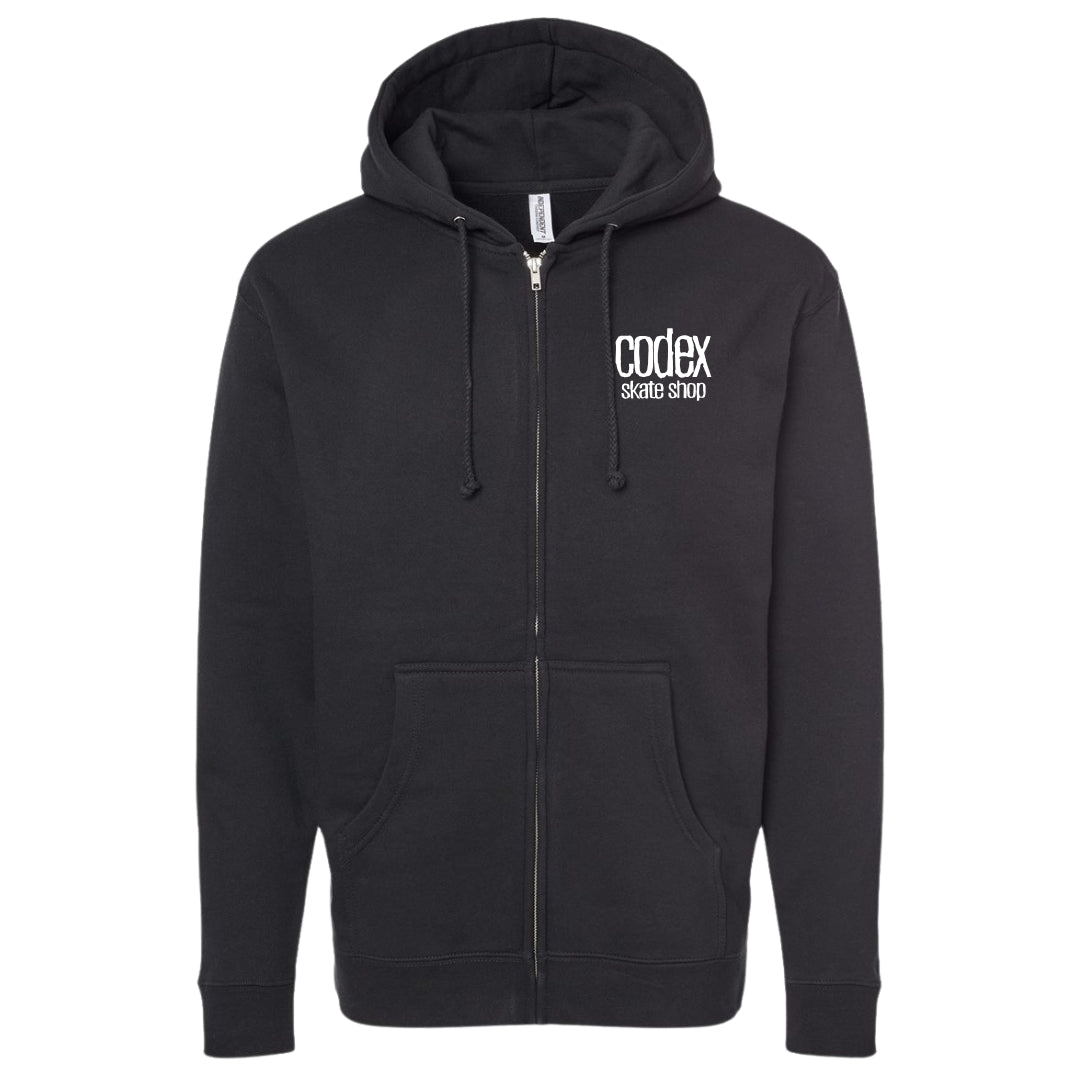 Codex "The Dance of Death" Zip-Up Hoodie - Black