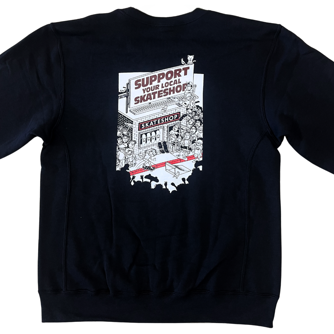 Codex SSD x Russel Athletic Shop Crewneck - Black