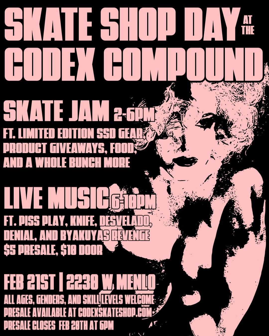Skate Shop Day at the Codex Compound - Live Music