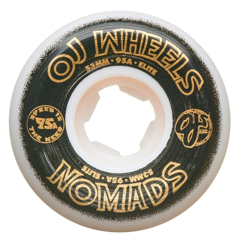 OJ Elite White Nomads 95a Wheels