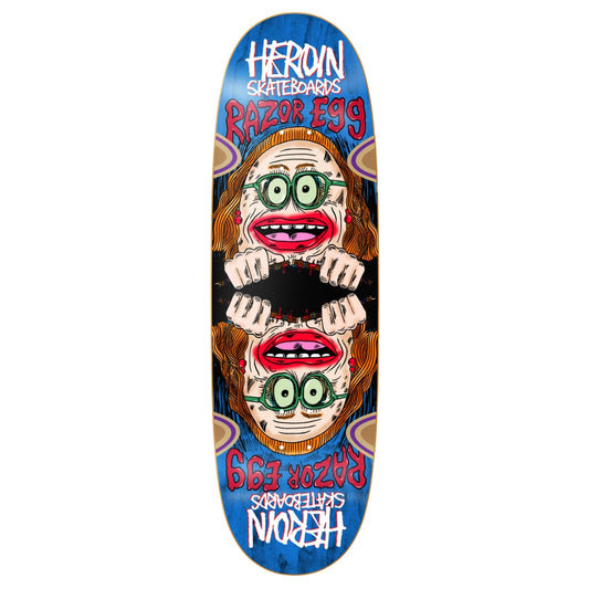 Heroin Auntie Razor Egg 9.75" Deck