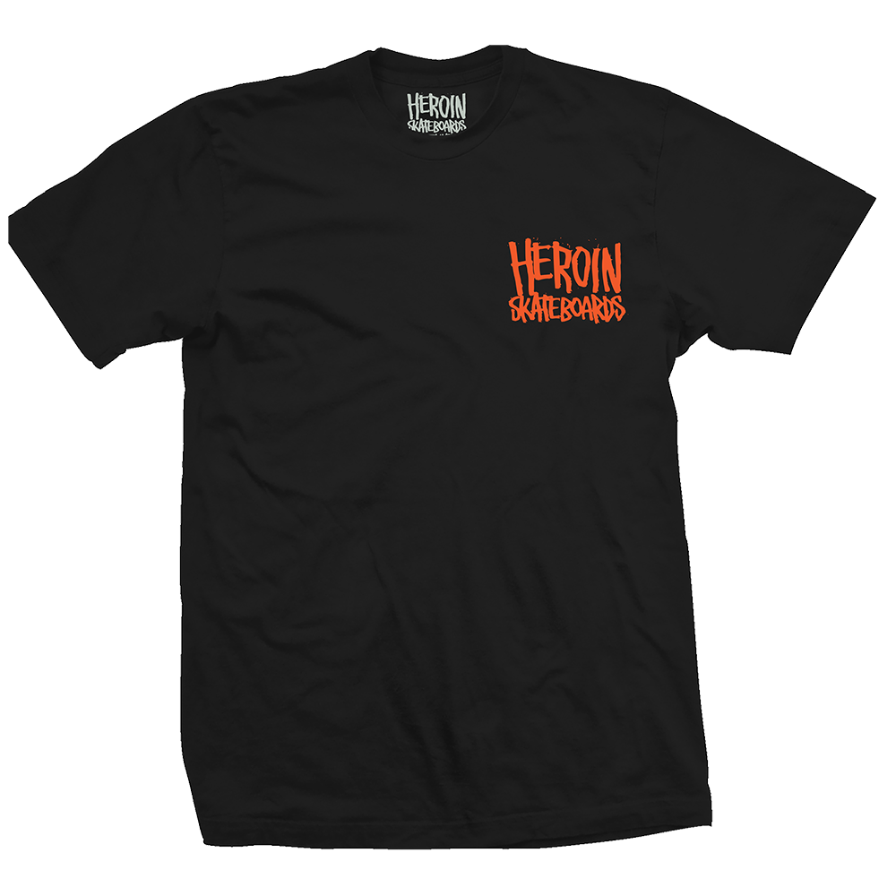 Heroin Eggzilla 3 Tee - Black