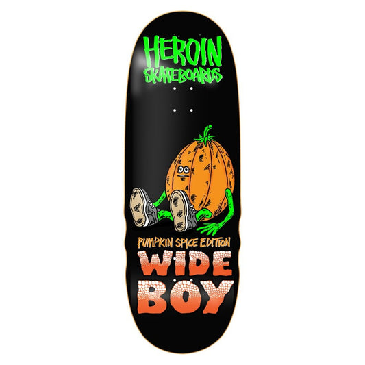 Heroin Pumpkin Spice Wide Boy 10.75" Deck