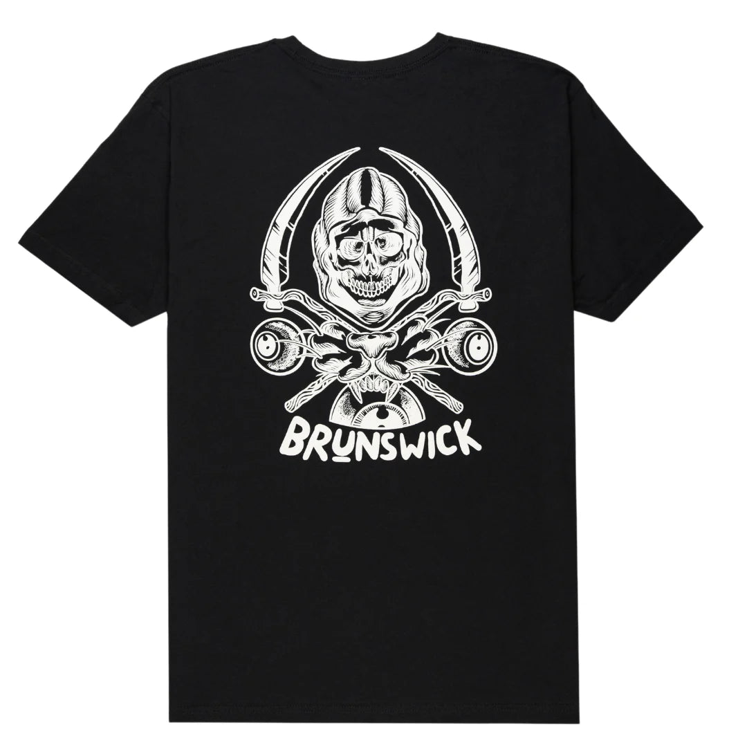 Brunswick Snarl Black Tee