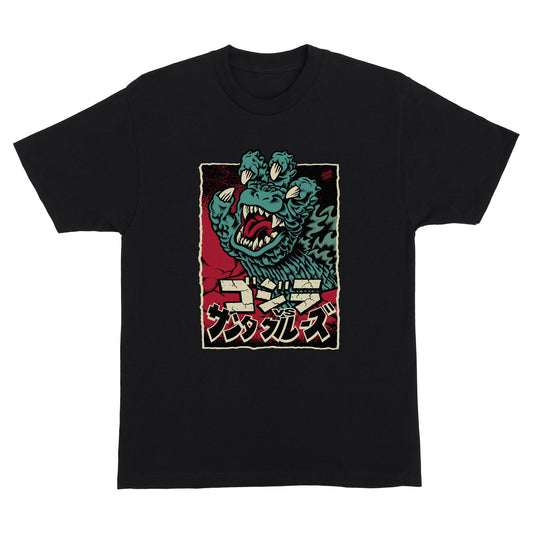 Santa Cruz Godzilla Hand Front Tee