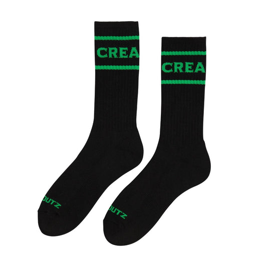 Creature Burnoutz Black Socks