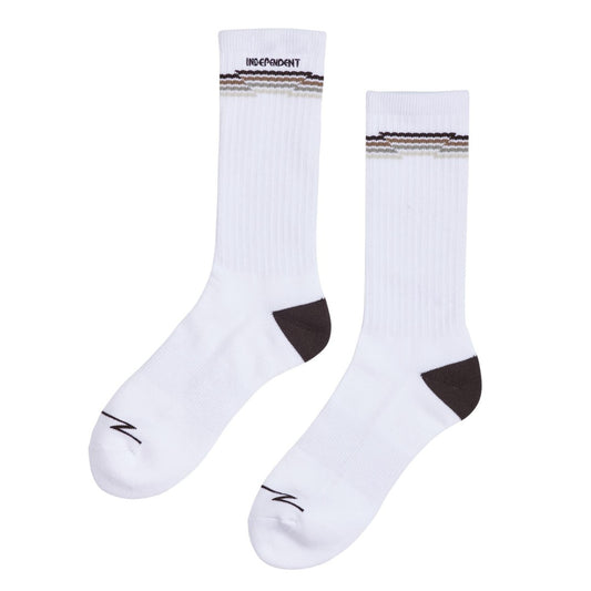 Independent Wired White Socks