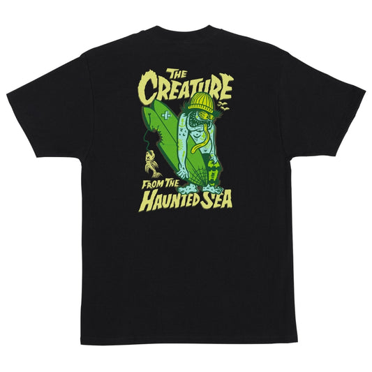 Creature Haunted Sea Tee - Black