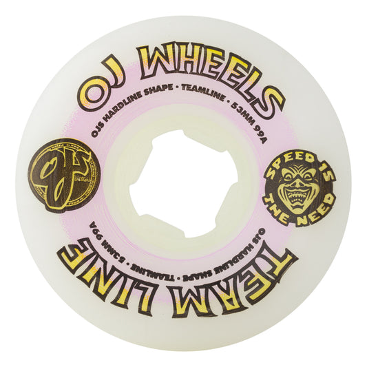OJ Team Line 99a 53mm Original Hardline Wheels - Purple/Yellow