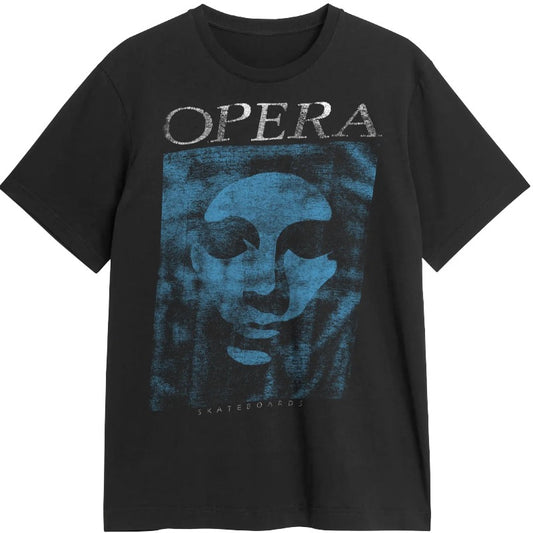 Opera Mask Vintage Premium Black Tee