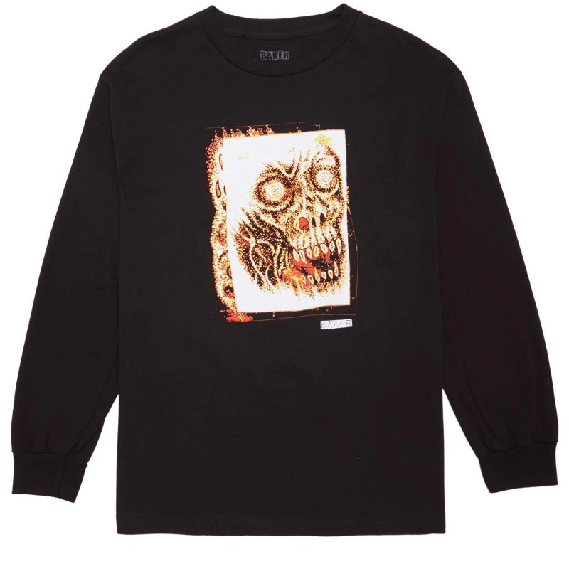 Baker Sundown Long Sleeve Black Tee