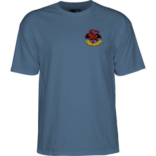 Powell Peralta Dragon II Indigo Blue Tee - front