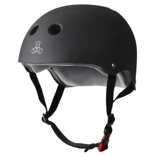 Triple Eight Certified Sweatsaver Helmet (Black Matte)