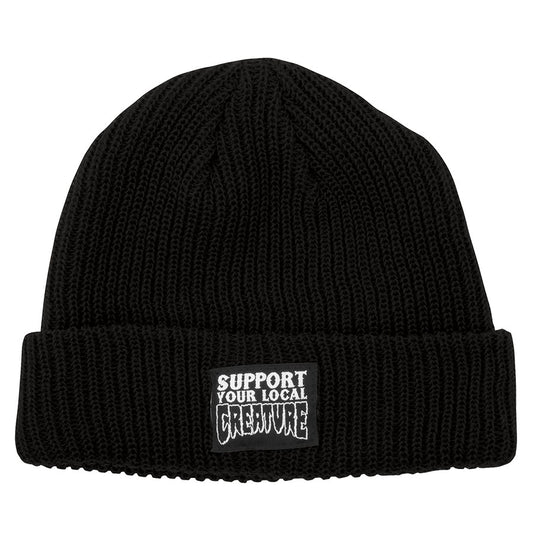 Creature Support Longshoreman Beanie - Black