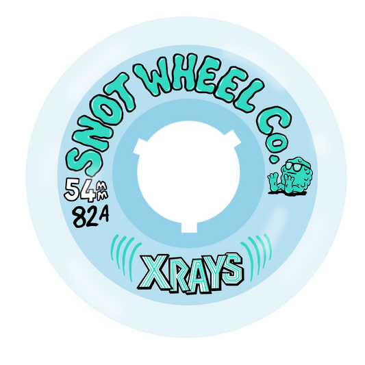 Snot X-Rays 54mm 82a Wheels - Ice Blue