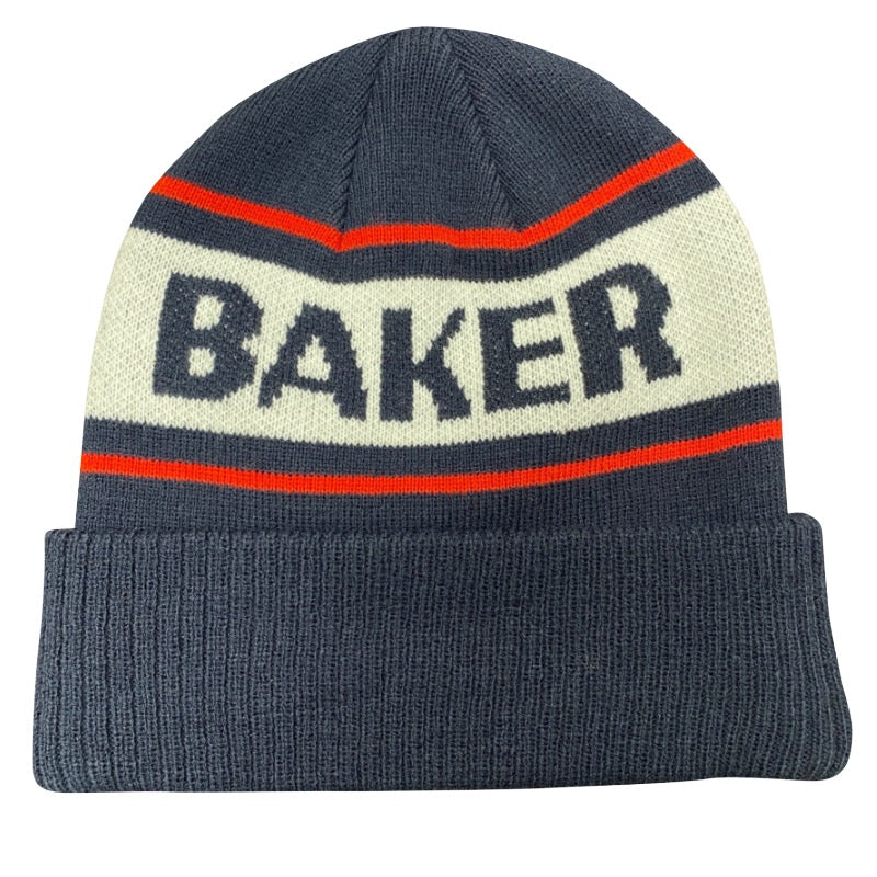 Baker Skateboards Stripe Navy Beanie