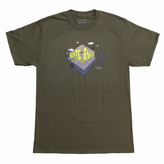 Skate Jawn Corner Tee - Brown