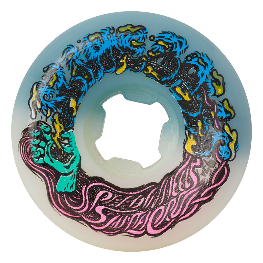 Slime Balls Hairballs 50-50 95a 54mm Wheels - White/Teal