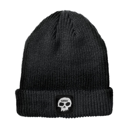 Zero Embroidered Skull Beanie